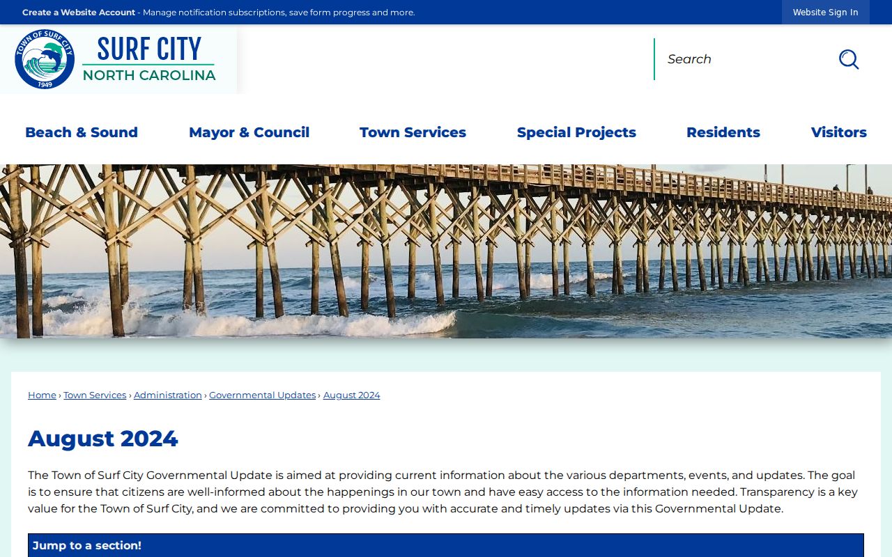 Surf City arrest records monthly police activity report